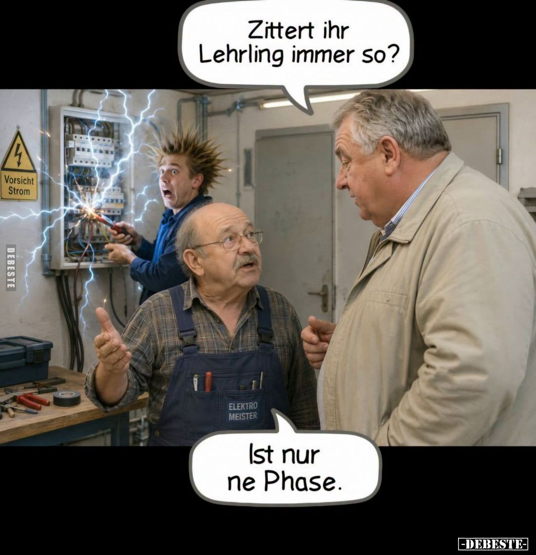 Zittert ihr Lehrling immer so?... - Lustige Bilder | DEBESTE.de