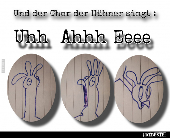 Und der Chor der Hühner singt.. - Lustige Bilder | DEBESTE.de