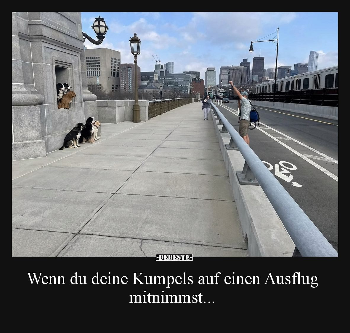 Wenn du deine Kumpels auf einen Ausflug mitnimmst...