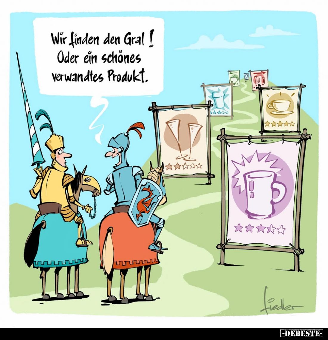 Wir finden den Gral! Oder ein schönes verwandtes Produkt.