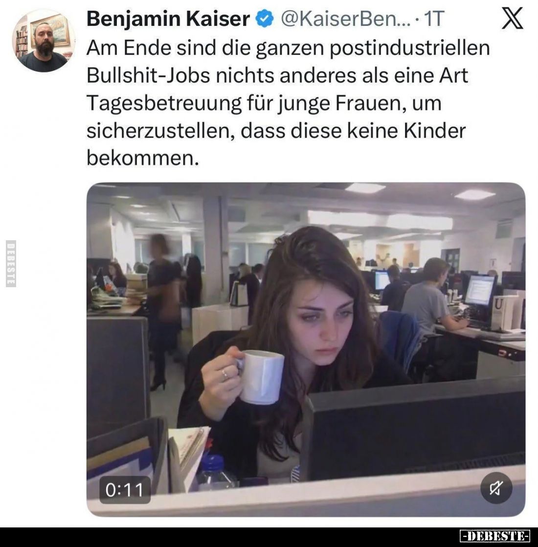 Am Ende sind die ganzen postindustriellen Bullshit-Jobs.. - Lustige Bilder | DEBESTE.de