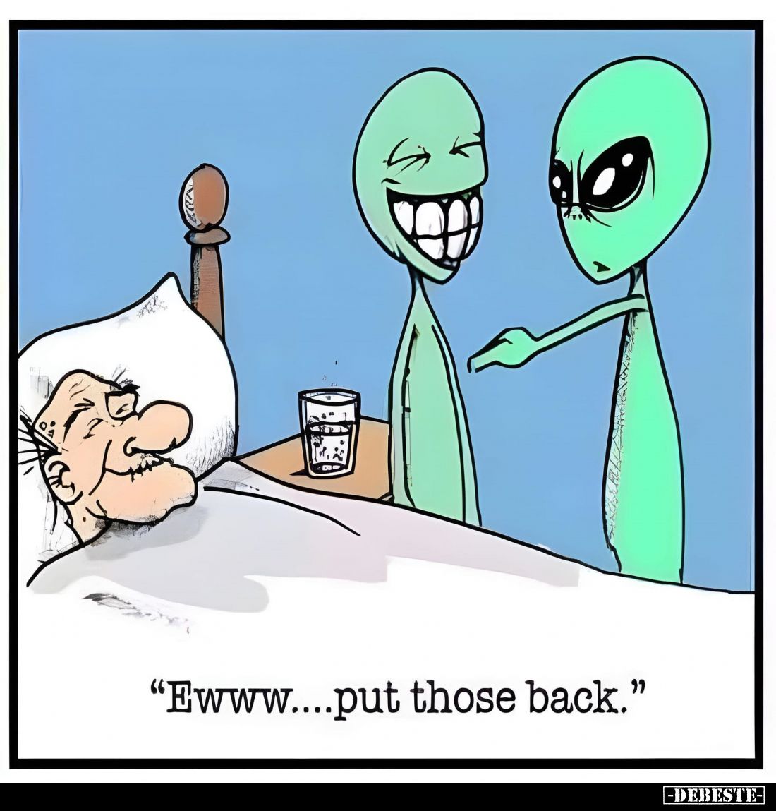 "Ewww....put those back."