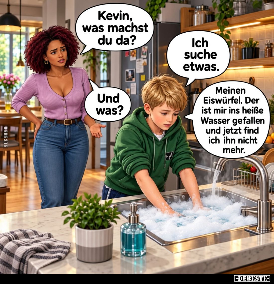 Kevin, was machst du da? Ich suche etwas. Und was?.. - Lustige Bilder | DEBESTE.de