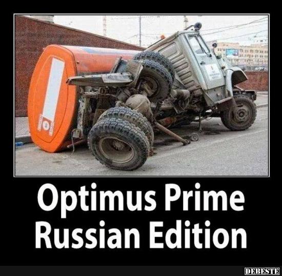 Optimus Prime Russian Edition..