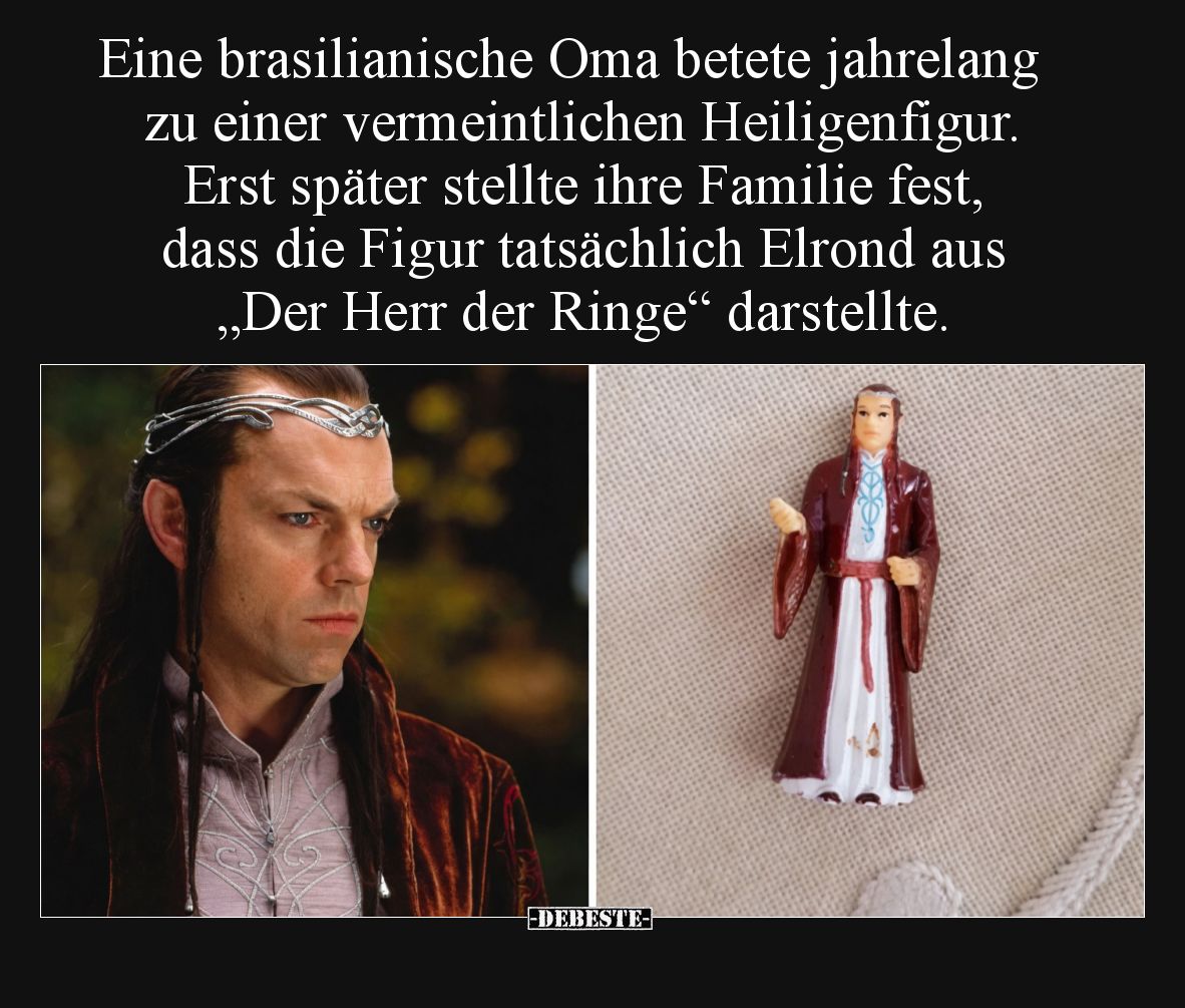 Eine brasilianische Oma betete jahrelang zu einer vermeintlichen Heiligenfigur. Erst später stellte ihre Familie fest, dass d...