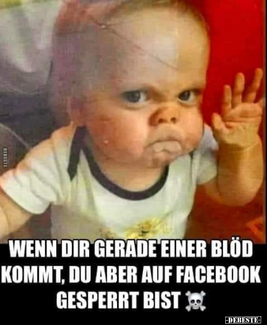 Wenn dir gerade einer blöd kommt, du aber auf Facebook.. - Lustige Bilder | DEBESTE.de