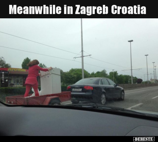 Meanwhile in Zagreb Croatia..