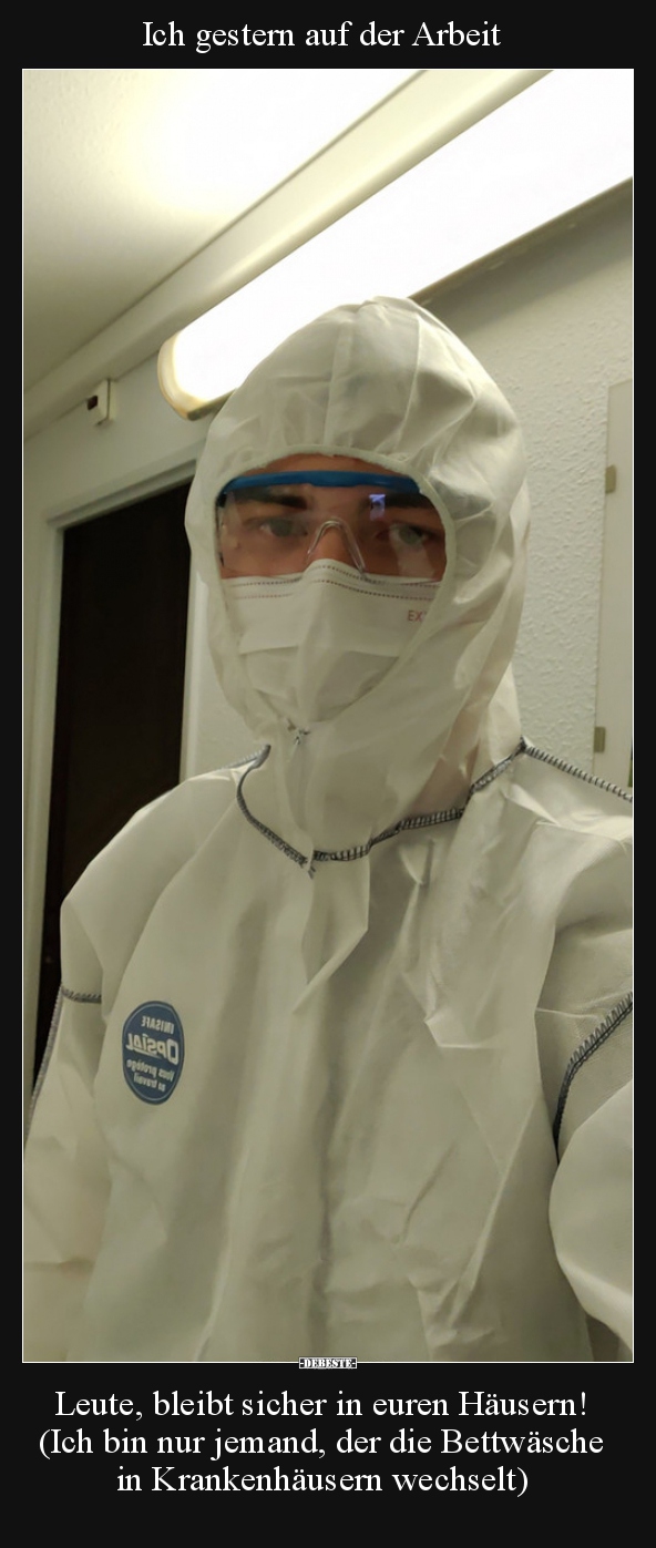 Ich gestern auf der Arbeit..