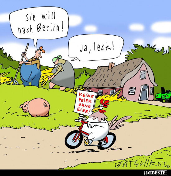 Sie will nach Berlin!.. - Lustige Bilder | DEBESTE.de