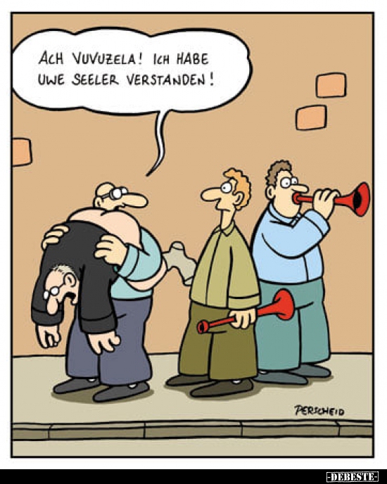 Ach Vuvuzela! Ich habe Uwe Seeler verstanden!..
