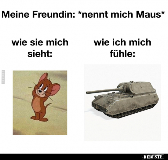 Meine Freundin: *nennt mich Maus*.. - Lustige Bilder | DEBESTE.de