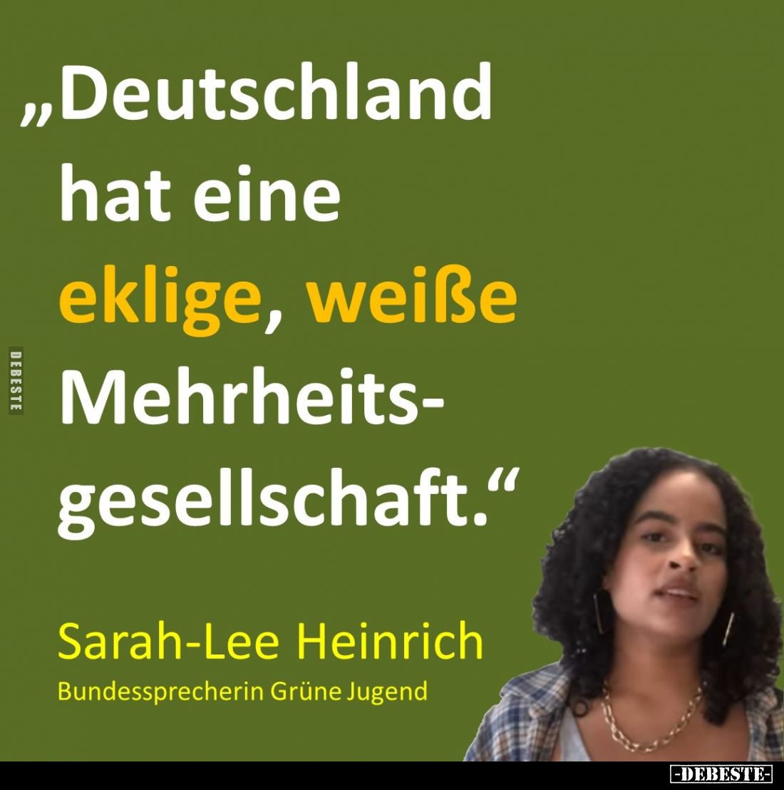Deutschland hat eine eklige, weiße Mehrheitsgesellschaft.