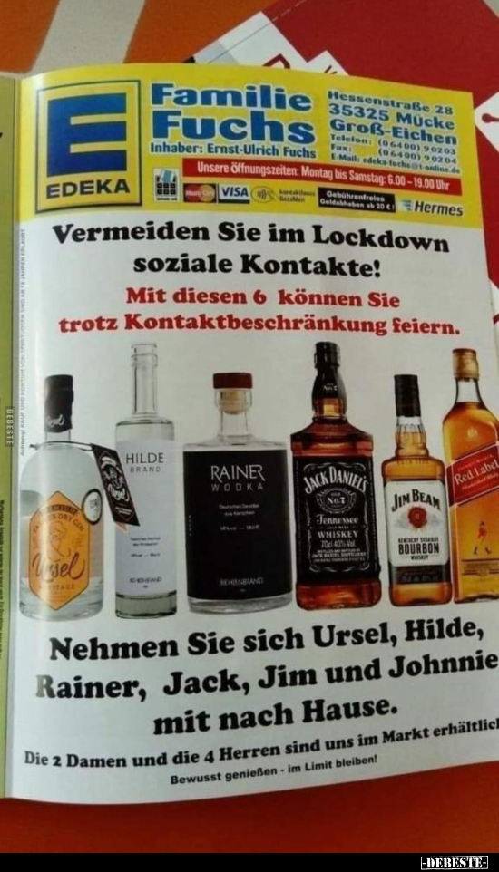 Vermeiden Sie im Lockdown soziale Kontakte!.. - Lustige Bilder | DEBESTE.de