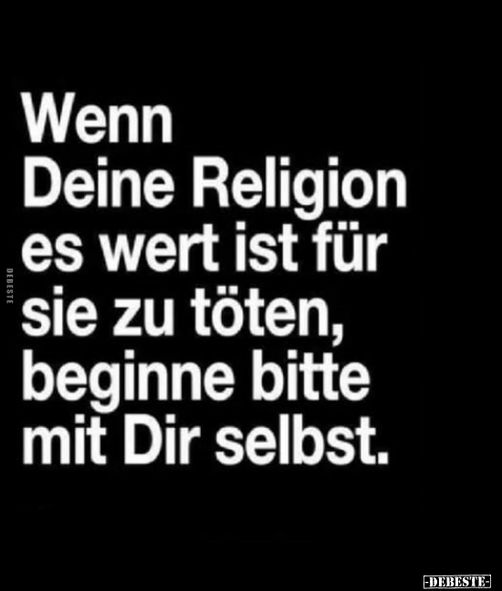 Wenn, Religion, Bitte