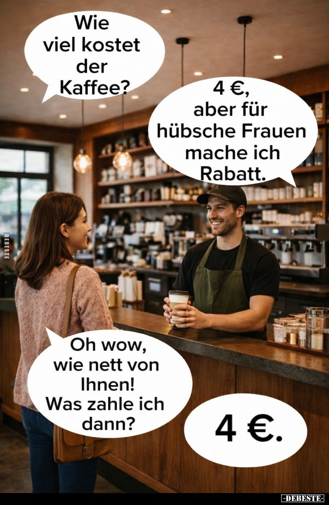 Wie viel kostet der Kaffee?.. - Lustige Bilder | DEBESTE.de