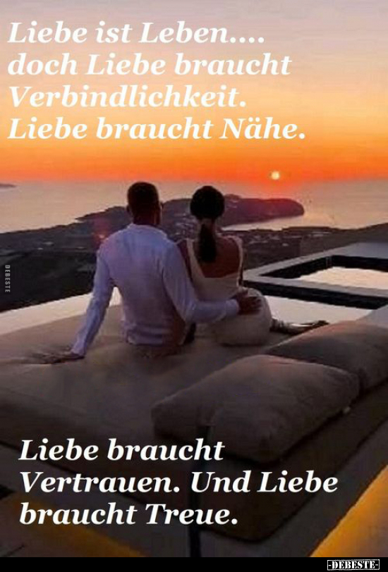 Liebe ist Leben...doch Liebe braucht Verbindlichkeit... - Lustige Bilder | DEBESTE.de