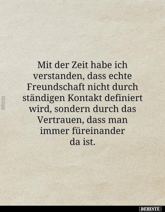 Zeit, Echte, Freundschaft, Vertrauen