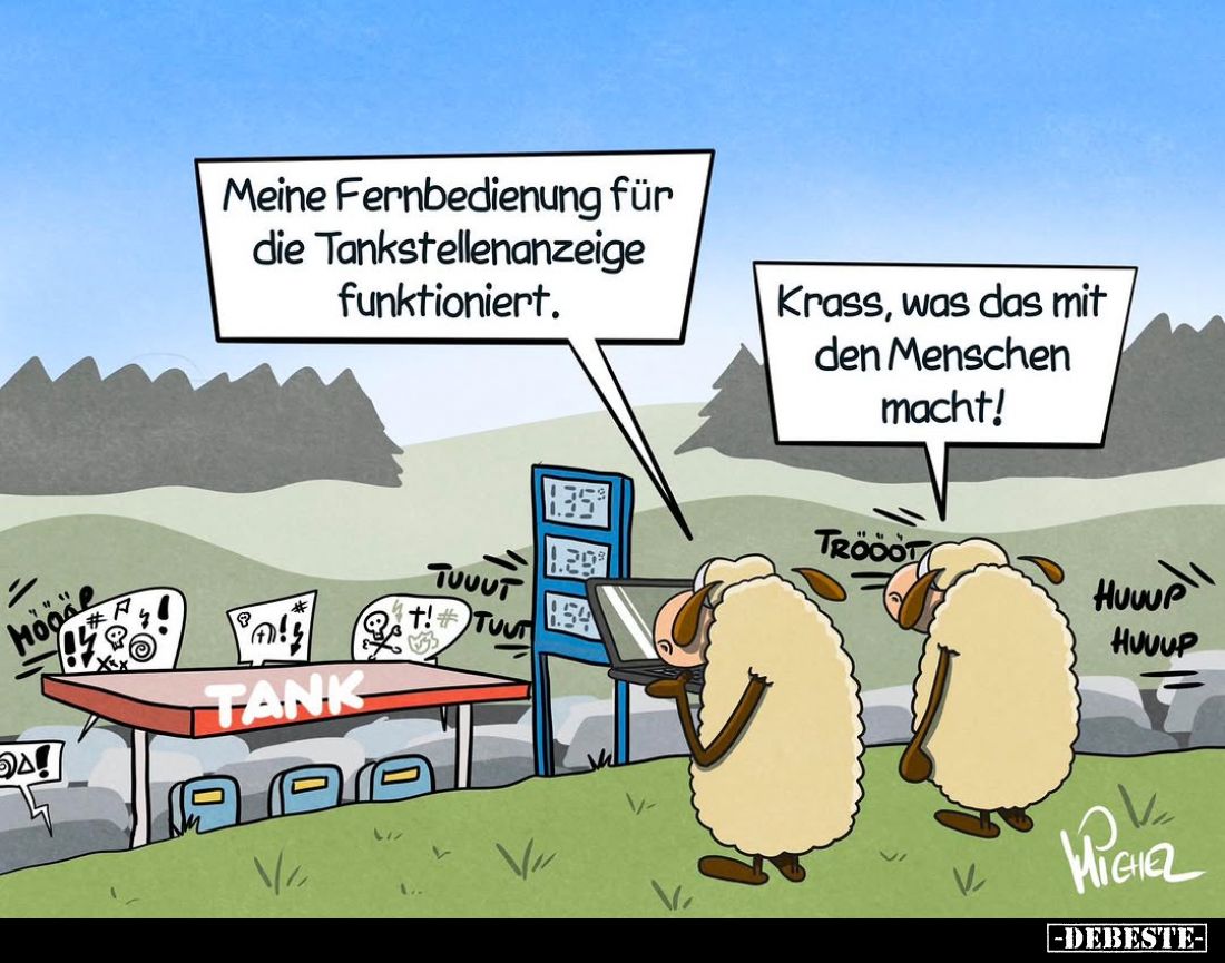 Meine Fernbedienung für die Tankstellenanzeige.. - Lustige Bilder | DEBESTE.de