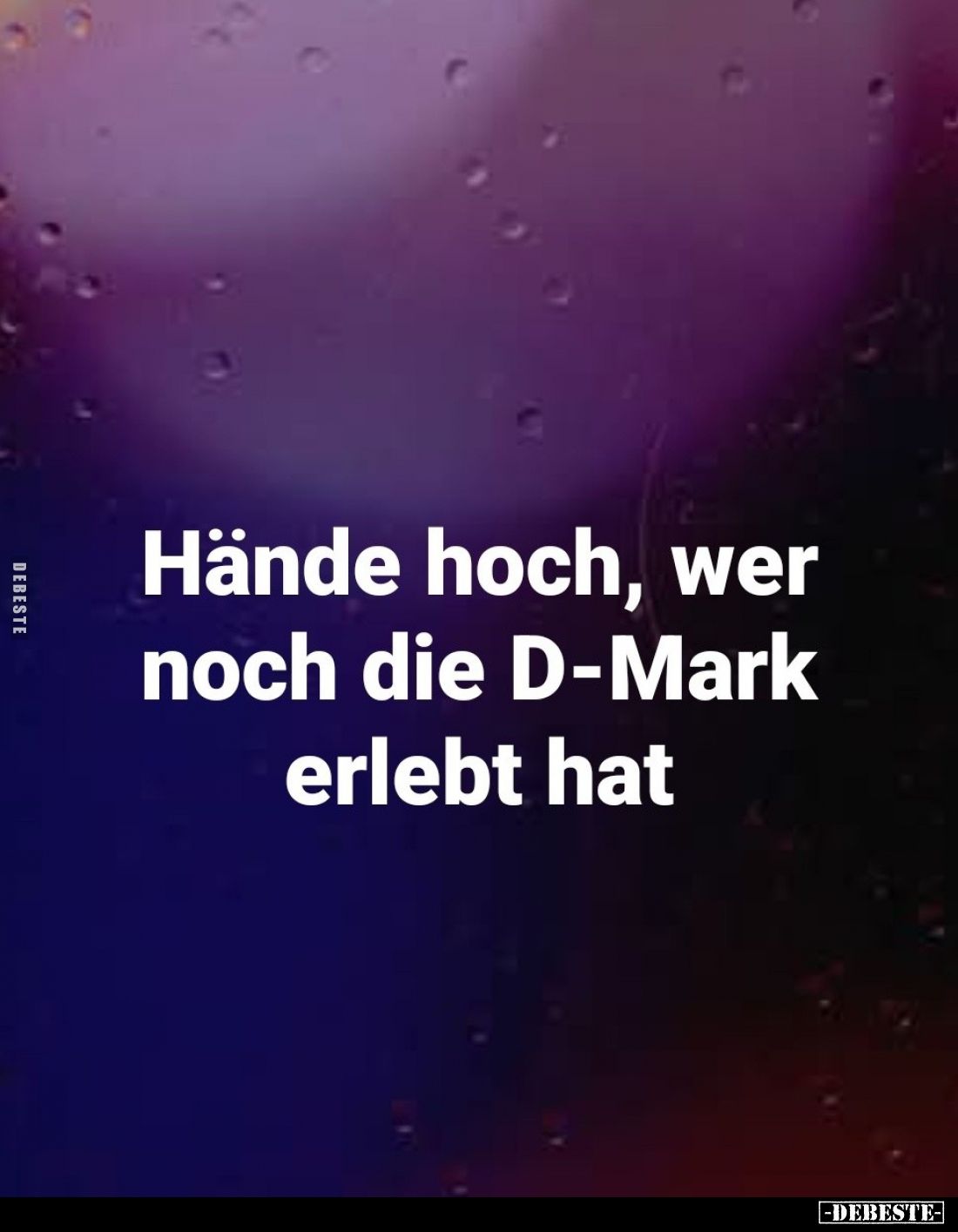 Hände hoch, wer noch die D-Mark erlebt hat.. - Lustige Bilder | DEBESTE.de