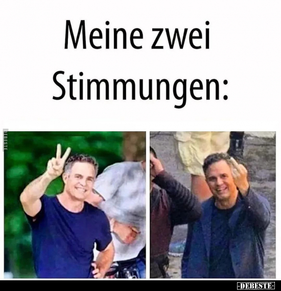 Meine zwei Stimmungen.. - Lustige Bilder | DEBESTE.de