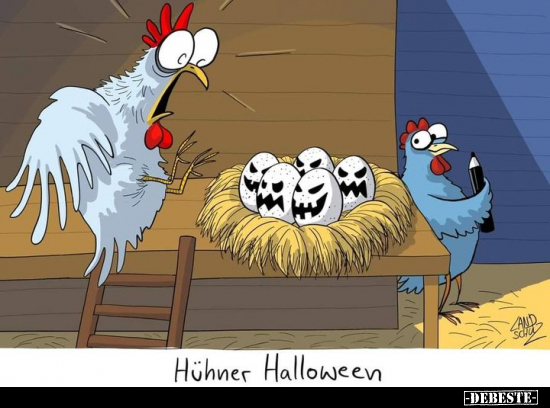 Hühner Halloween... - Lustige Bilder | DEBESTE.de