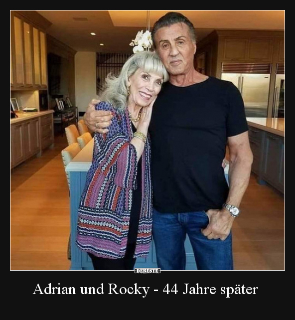 Adrian und Rocky - 44 Jahre später..