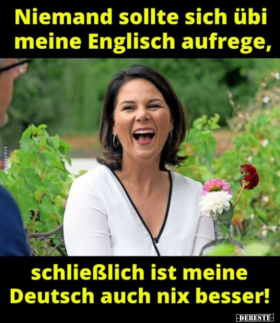 Niemand sollte sich übi meine Englisch aufrege.. - Lustige Bilder | DEBESTE.de