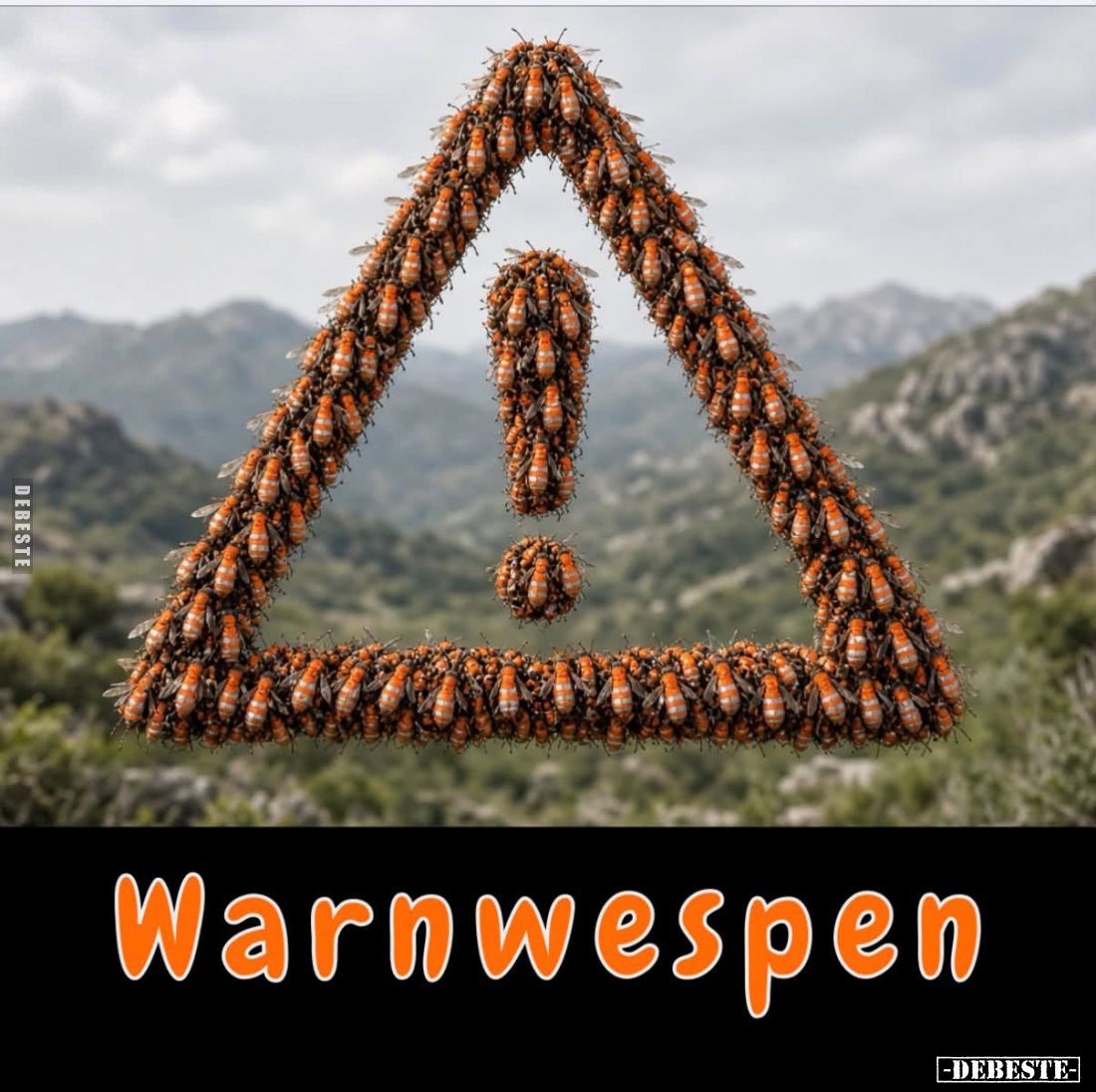 Warnwespen.