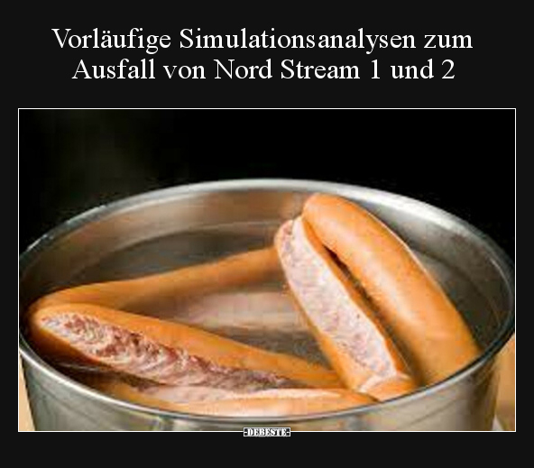 Vorläufige Simulationsanalysen zum Ausfall von Nord.. - Lustige Bilder | DEBESTE.de