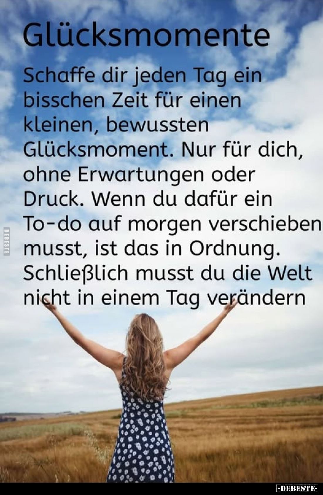 Glücksmomente - 
Schaffe dir jeden Tag ein bisschen Zeit für einen kleinen, bewussten Glücksmoment. Nur für dich, ohne Erwar...