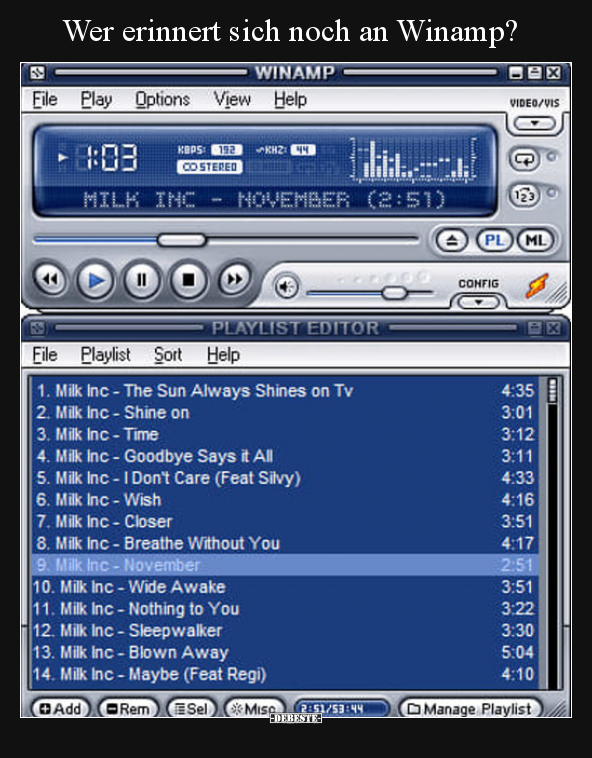 Wer erinnert sich noch an Winamp?..
