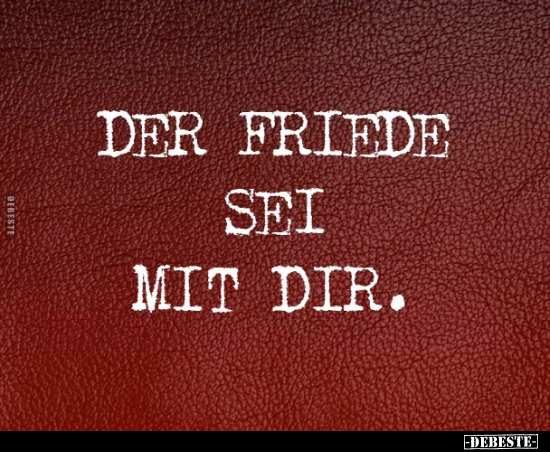 Der Friede sei mit dir... - Lustige Bilder | DEBESTE.de