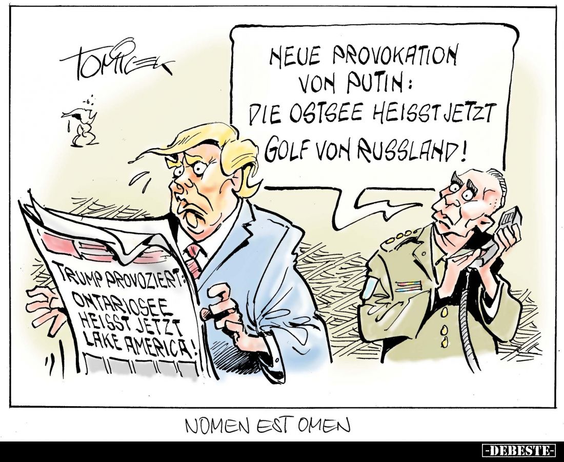 Neue Provokation von Putin: Die Ostsee heisst jetzt Golf von Russland!