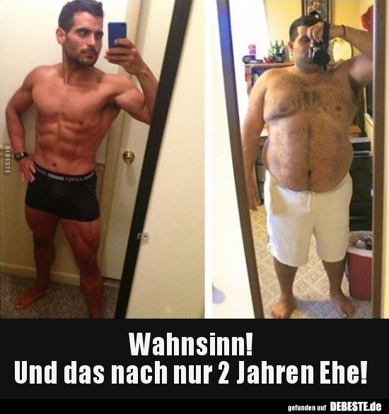 Wahnsinn!  Und das nach nur 2 Jahren Ehe!..