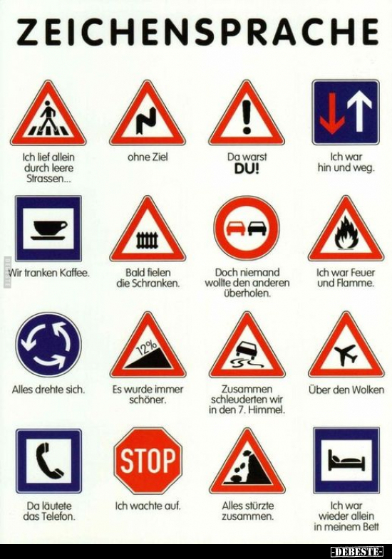Zeichensprache.. - Lustige Bilder | DEBESTE.de