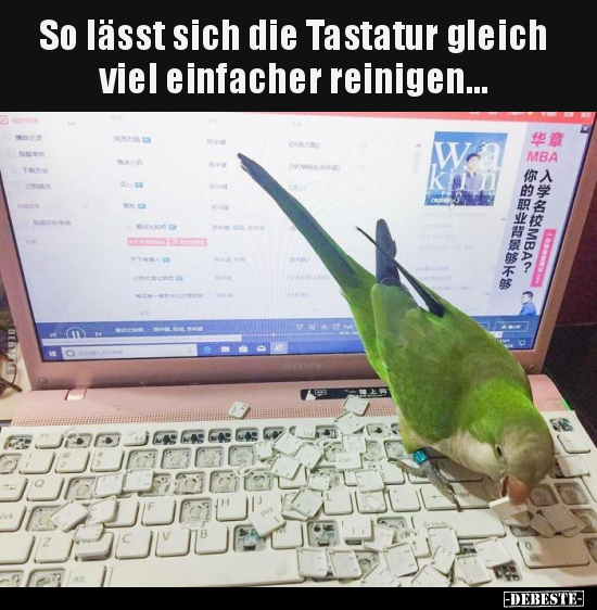 So lässt sich die Tastatur gleich viel einfacher.. - Lustige Bilder | DEBESTE.de