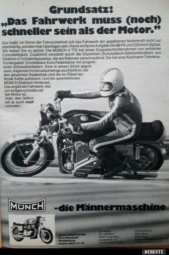 Grundsatz: "Das Fahrwerk muss (noch) schneller sein als der Motor." - Lustige Bilder | DEBESTE.de
