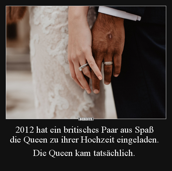2012 hat ein britisches Paar aus Spaß die Queen.. - Lustige Bilder | DEBESTE.de