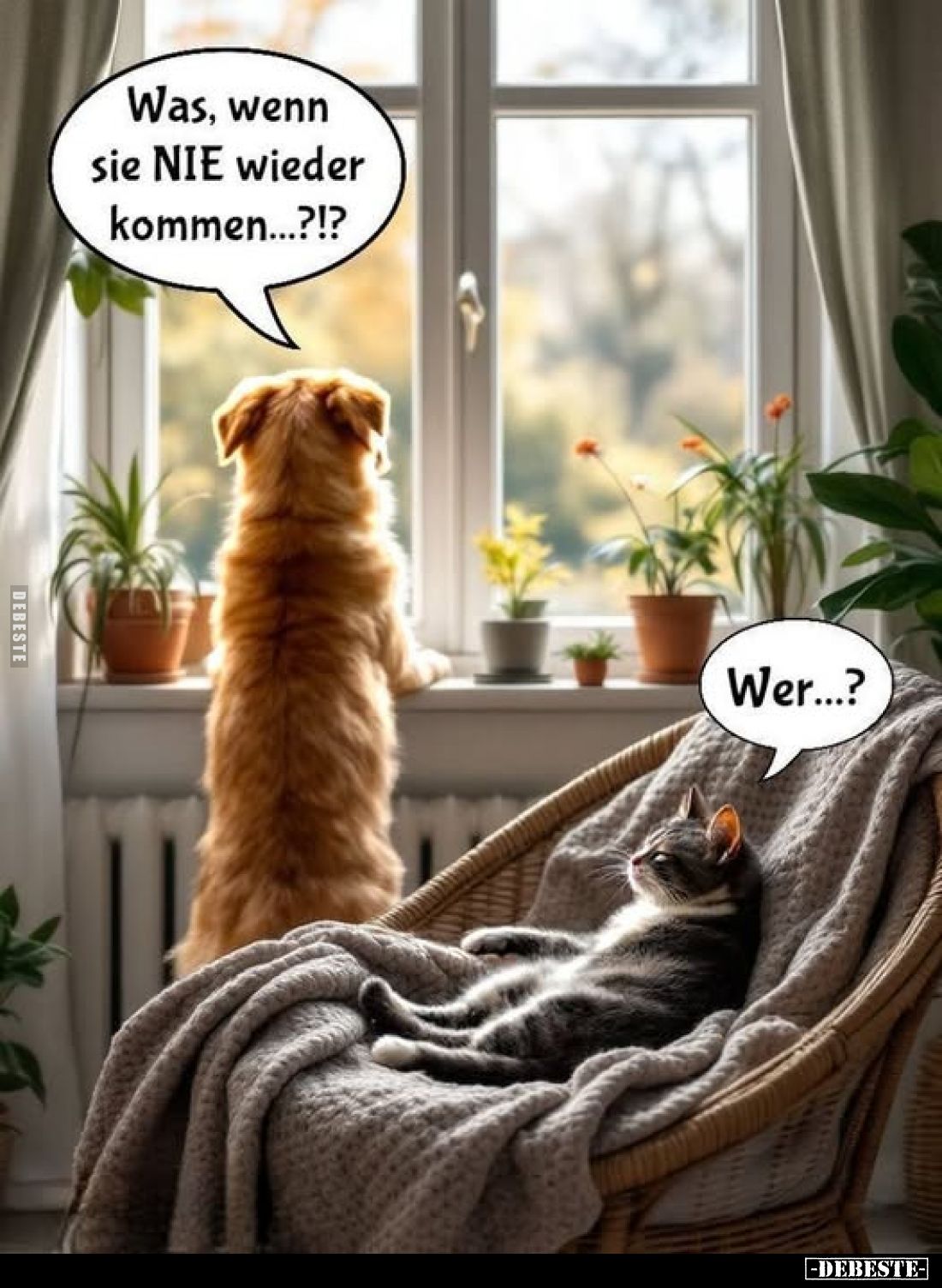 Was, wenn sie NIE wieder kommen...?!?
Wer...?