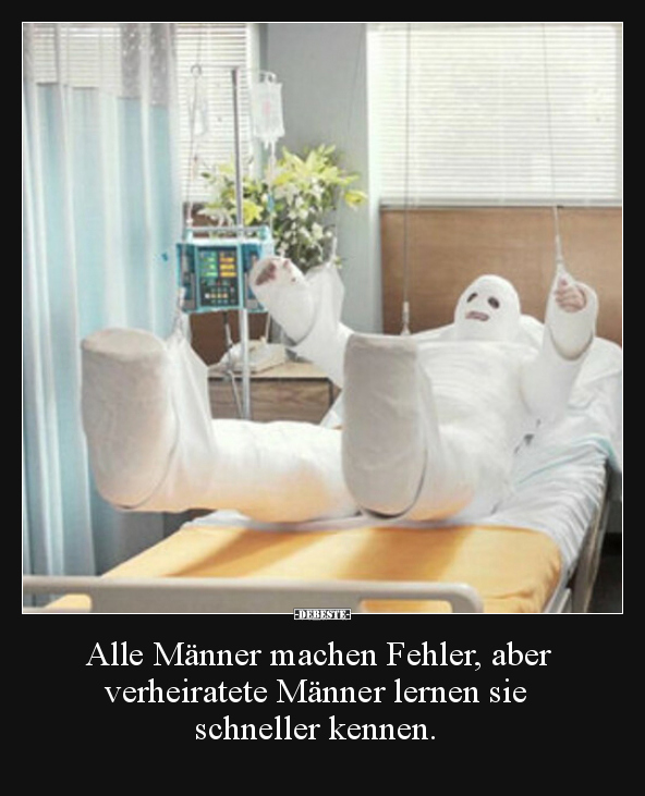 Alle Männer machen Fehler, aber verheiratete Männer.. - Lustige Bilder | DEBESTE.de