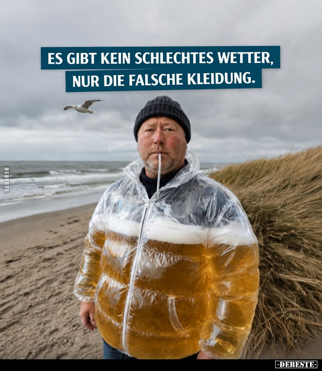Es gibt kein schlechtes Wetter,
nur die falsche Kleidung.