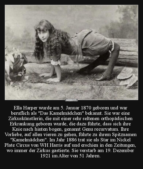 Ella Harper wurde am 5. Januar 1870 geboren.. - Lustige Bilder | DEBESTE.de