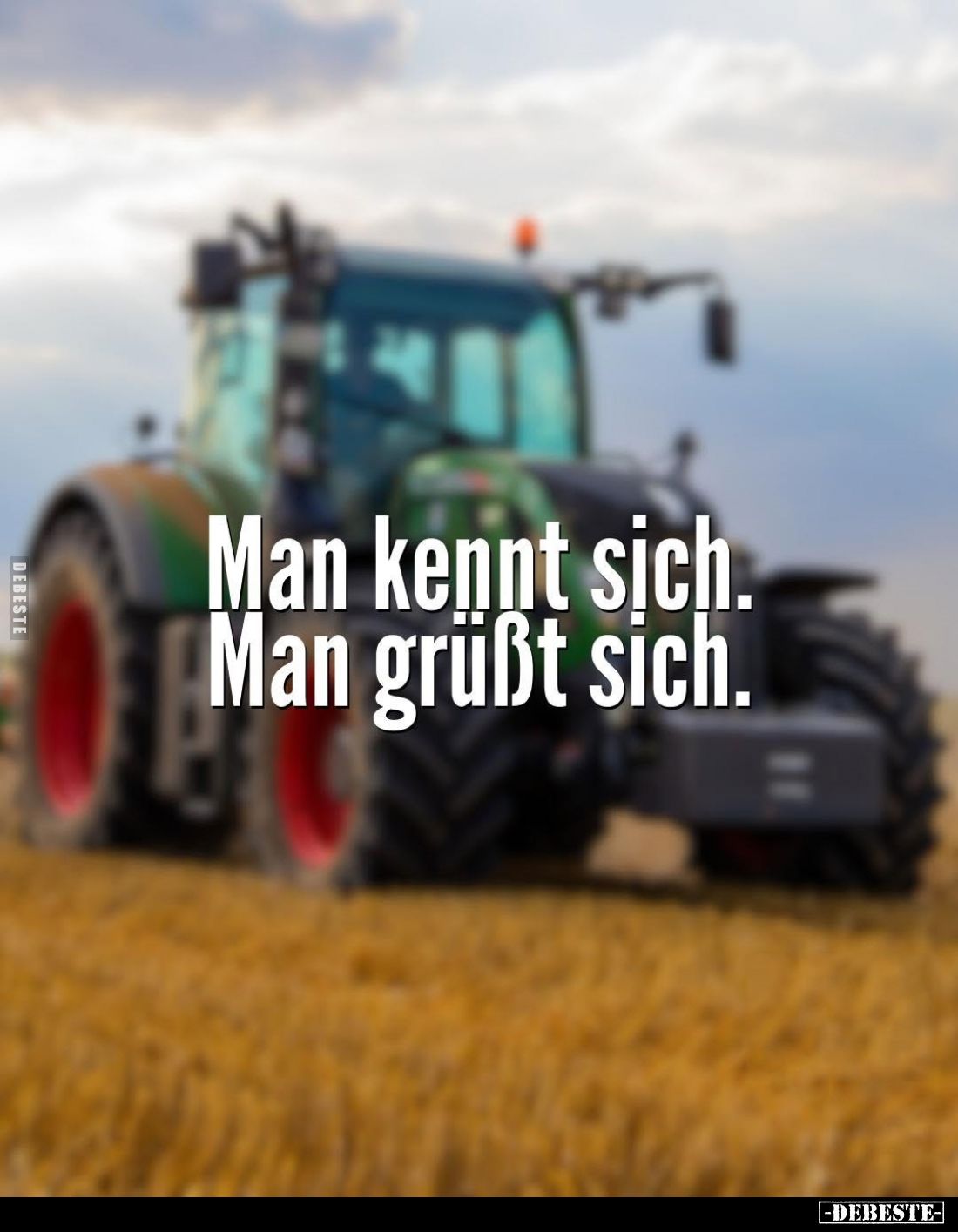 Man kennt sich. Man grüßt sich.