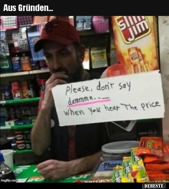 Aus Gründen...