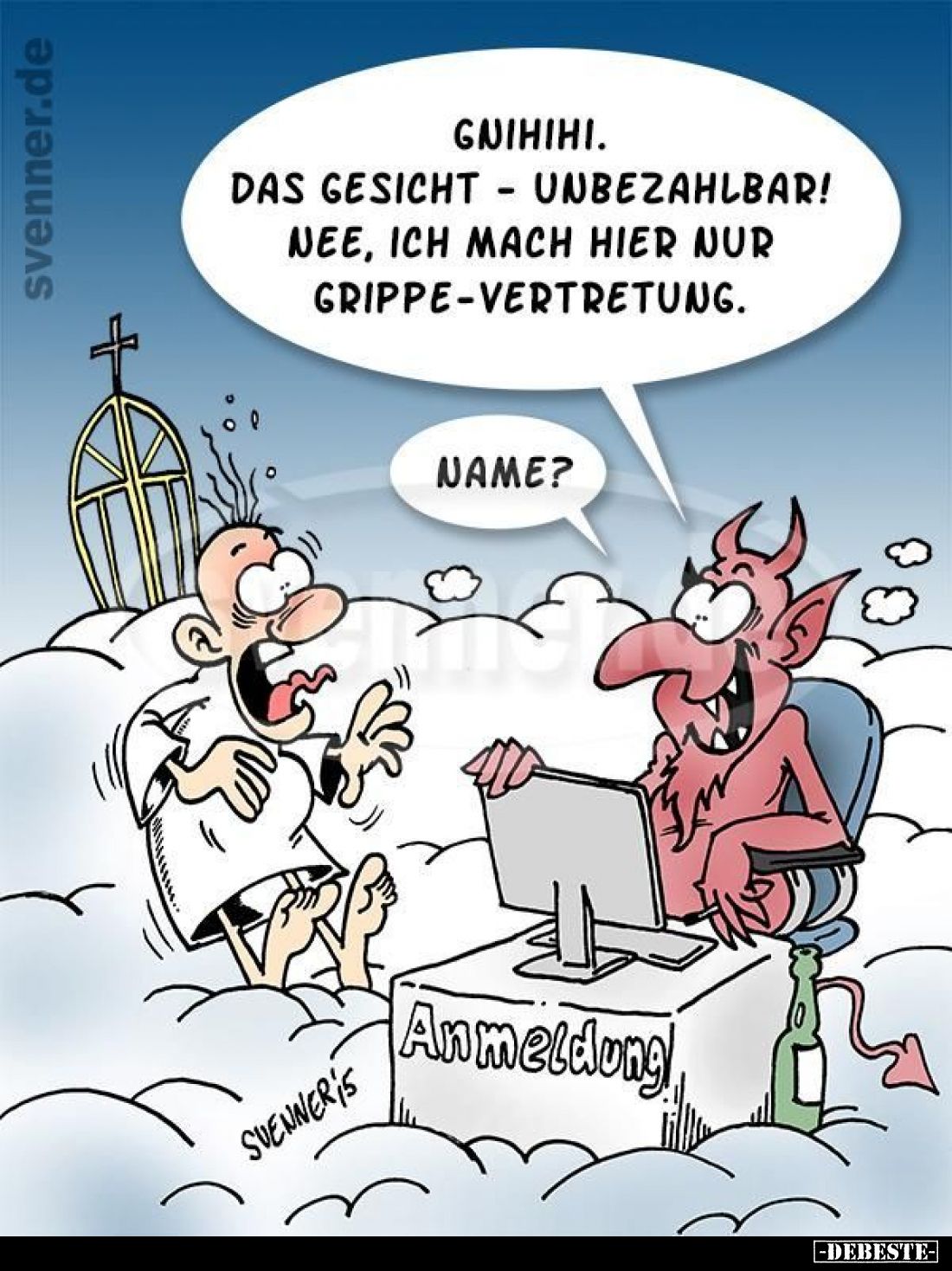 Gnihihi. Das Gesicht unbezahlbar!... - Lustige Bilder | DEBESTE.de