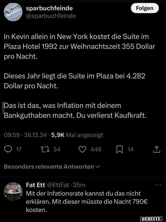 In Kevin allein in New York kostet die Suite im Plaza Hotel.. - Lustige Bilder | DEBESTE.de