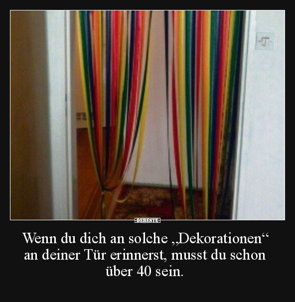 Wenn du dich an solche "Dekorationen" an deiner Tür.. - Lustige Bilder | DEBESTE.de