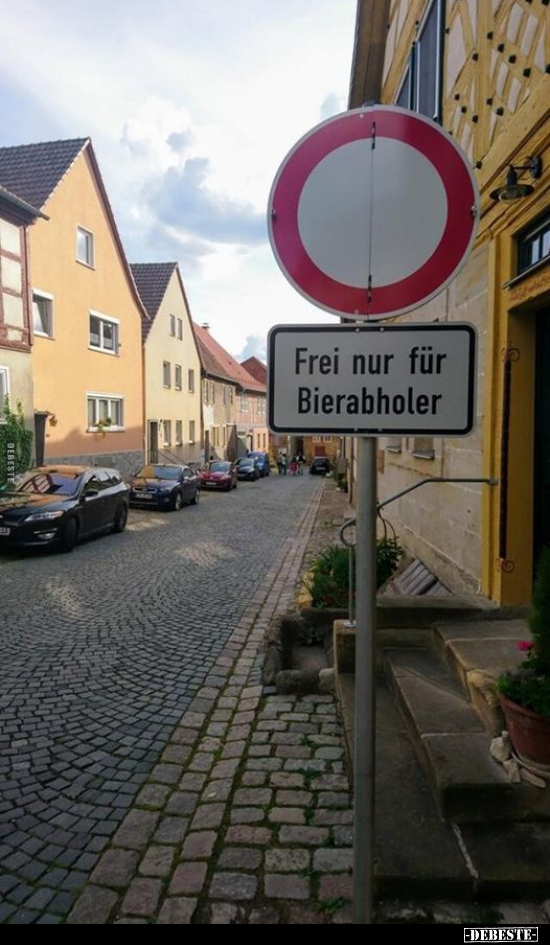 Frei nur für Bierabholer..