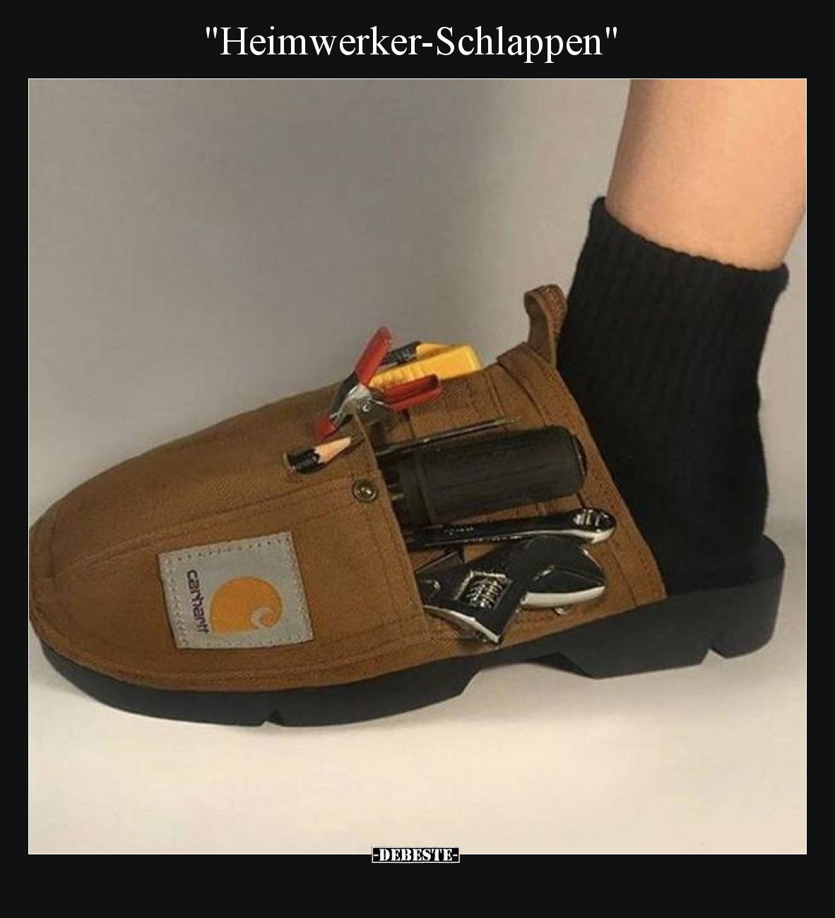 "Heimwerker-Schlappen"