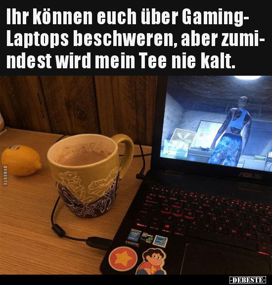 Ihr können euch über Gaming-Laptops beschweren, aber.. - Lustige Bilder | DEBESTE.de